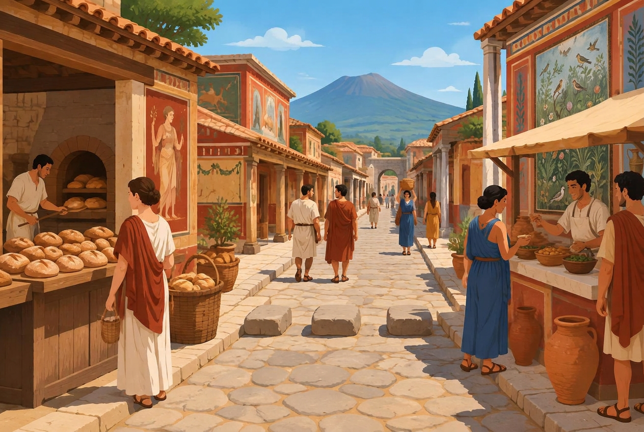 Pompeii: A Roman City Frozen in Time